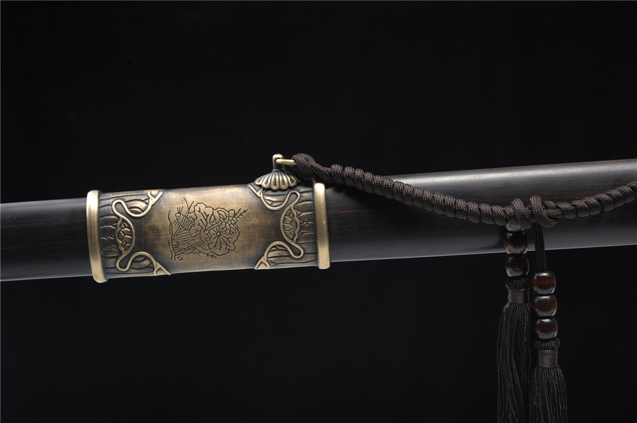 宋剑君子剑|百炼花纹钢|龙泉宝剑,龙泉剑,日本刀,宝剑