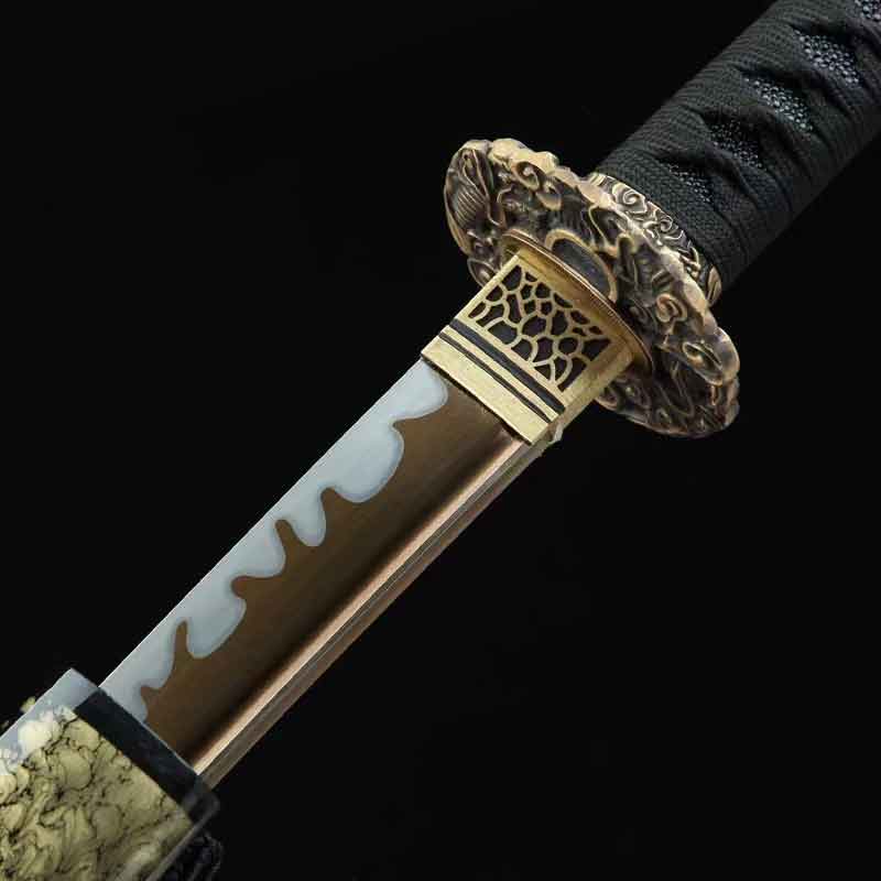 铜装烤金研白武士刀|武士刀,日本武士刀,中国日本刀,东洋刀,武士刀图片
