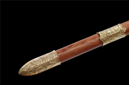 铜装福气传统手工清剑|龙泉剑|花纹钢|★★★