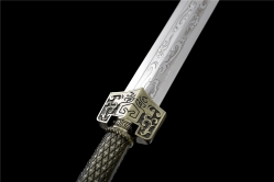 金属鞘长龙汉剑|汉剑|碳钢|金属鞘金属柄 未开刃